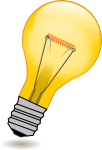 Light bulb icon tips